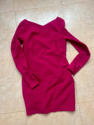 Vestido Zara escote espalda