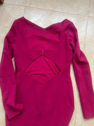 Vestido Zara escote espalda