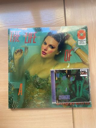 Vinilo The Life Of A Showgirl Taylor Swift y CD 