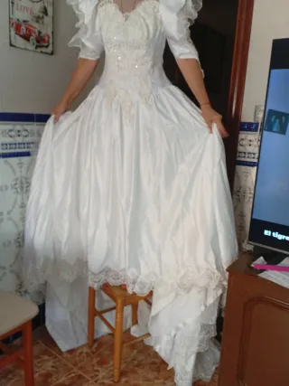 Vestido Pronovias Blanco Talla 42