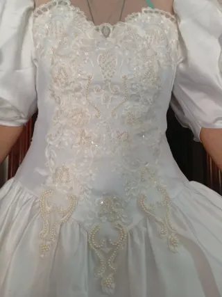 Vestido Pronovias Blanco Talla 42