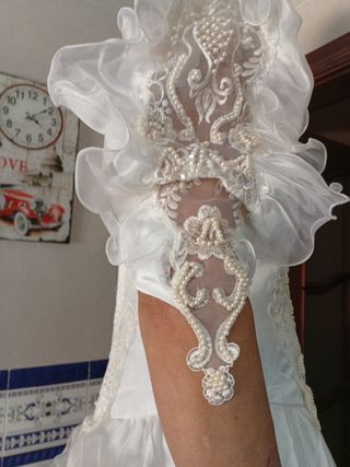 Vestido Pronovias Blanco Talla 42