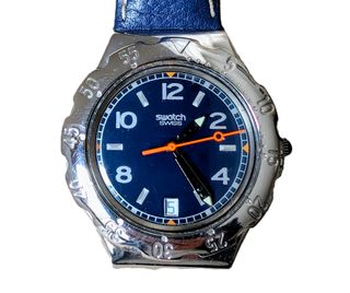 Reloj Swatch Irony Scuba Acero Inox Azul