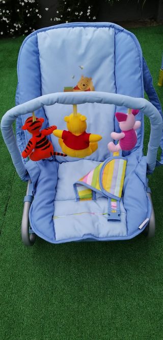 Cuna de viaje y hamaca Winnie Pooh Disney