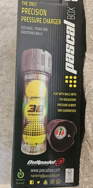 Presurizador Bullpadel Pascal Box 3B