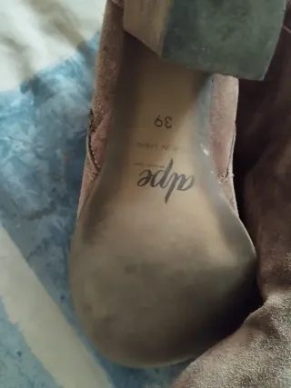 Botines Alpe Talla 39 Beige/Marrón