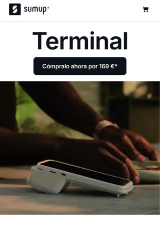 SumUp Terminal PRECINTADO —TPV con impresora.