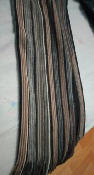 Sciarpa a righe da uomo
