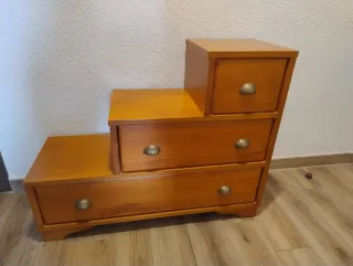 Cajonera recibidor madera