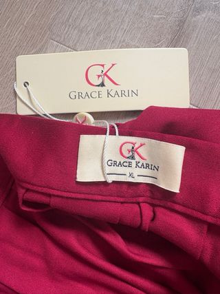 Falda Grace Karin Roja