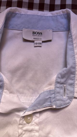 Camisa Hugo Boss Blanca niño
