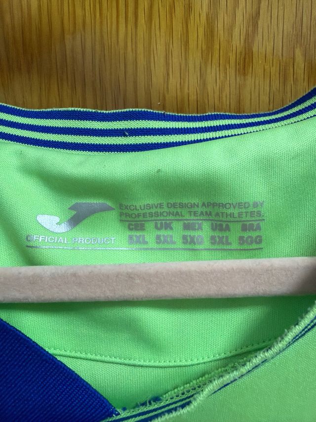 Camiseta Getafe CF Portero Joma Verde Neón