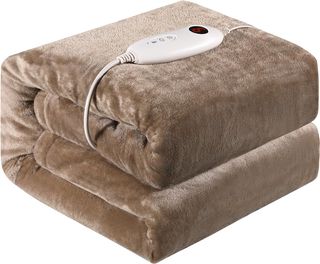 Manta Eléctrica Calentadora Beige