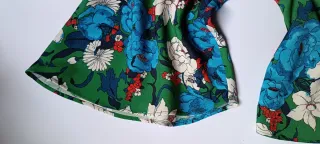  Zara blusa floreada manga 3/4