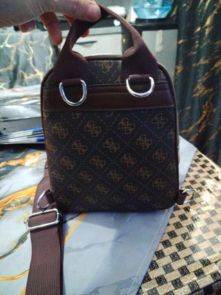 Zainetto Guess marrone e oro