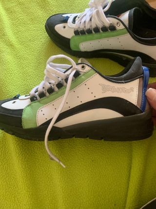 Scarpe uomo DSQUARED2 nere e bianche