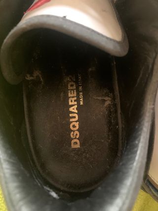 Scarpe uomo DSQUARED2 nere e bianche