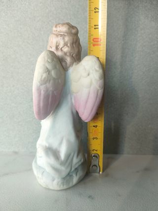 Antico angelo in biscuit satinato