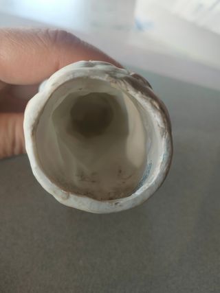 Antico angelo in biscuit satinato