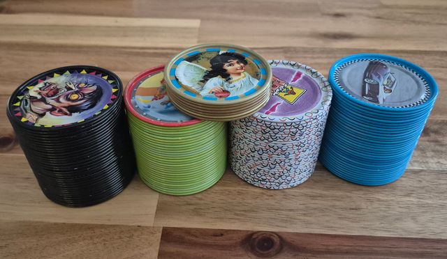 130 Chapas Colección Rappers Años 90