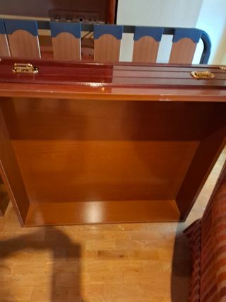 Cama con cajonera y somier de madera