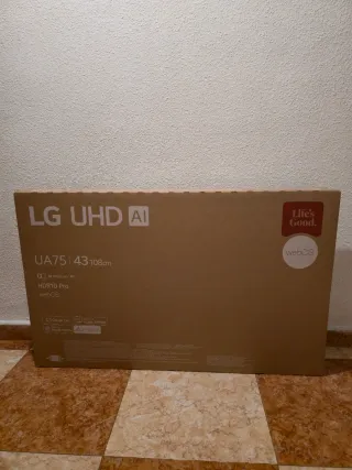 TV LG UHD AI 43 UA75 Precintada
