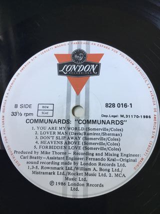 Vinilo The Communards - A Mighty Force