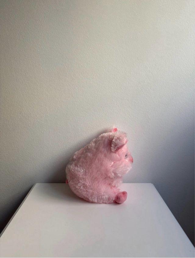 Peluche de cerdo rosa