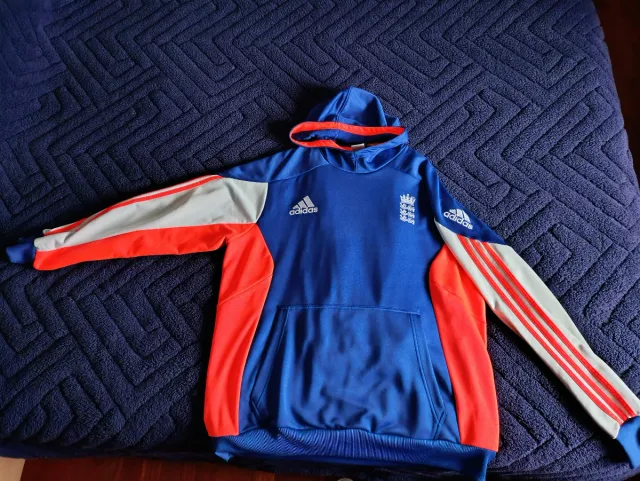 Sudadera Adidas Selección Inglesa Azul Naranja
