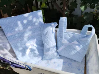 Saco,bolso y almohada para muñecas Bebelux
