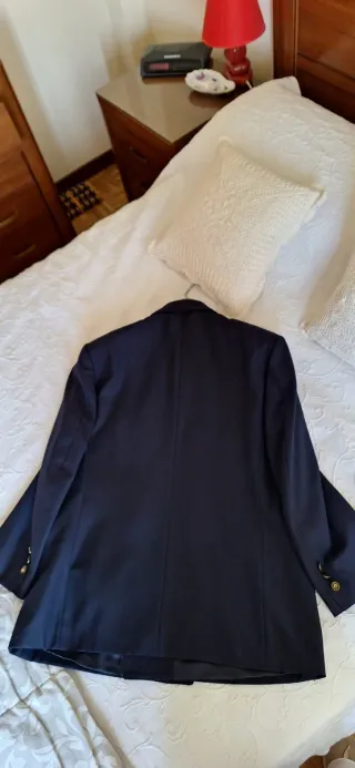 Americana cruzada azul Pierre Cardin