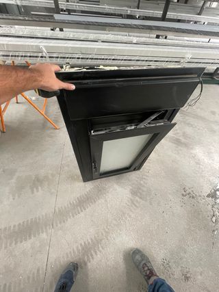 Ventana Aluminio Oscilobatiente Motorizada