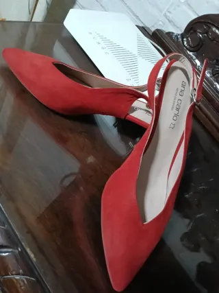 Zapatos Ana Carlo Rojos Mujer Nuevos