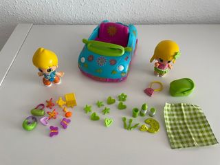 Coche Pinypon + mascotas + chico y accesorios