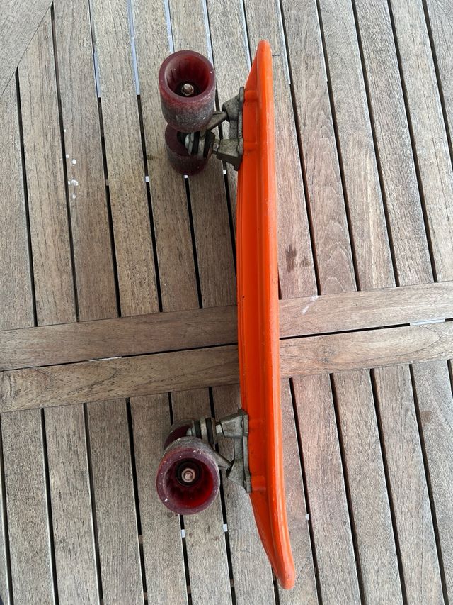 Monopatín Old School Naranja Vintage