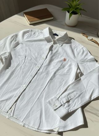 Camisa Polo Ralph Lauren Blanca/U.S Polo ASSN.