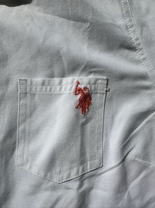 Camisa Polo Ralph Lauren Blanca/U.S Polo ASSN.