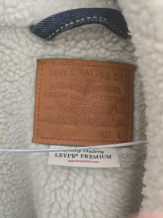 Cazadora Vaquera Levi's Azul Forrada