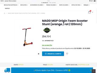 Patinete de trucos Madd Gear con lija