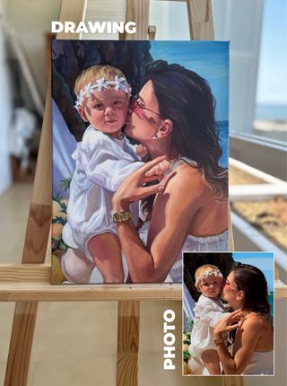 Retratos personalizados a partir de fotos.