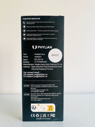 Escova de Dentes Elétrica UPhylian Sonic Nova