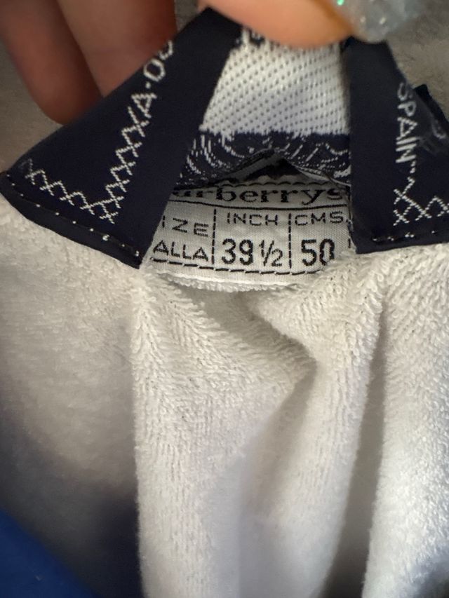 Chaqueta Burberrys Vintage Azul y Amarillo