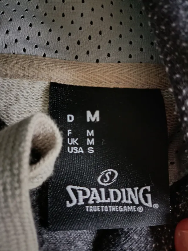 Sudadera Spalding Baloncesto Gris