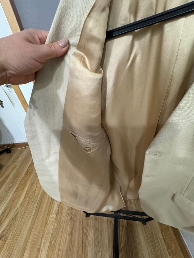 Traje Milano Beige Talla M