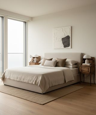 Pareja de mesitas de roble antiguas