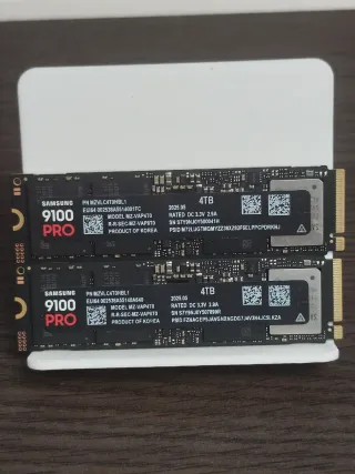 x2 SSD Samsung 9100 Pro 4TB NVMe