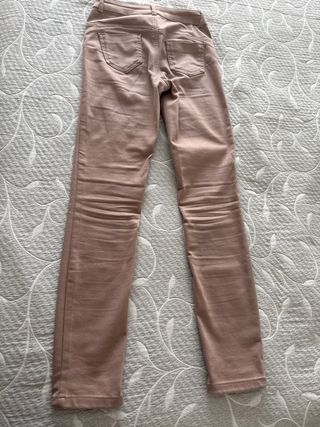 Pantalones Calzedonia XS Rosa Claro Beige