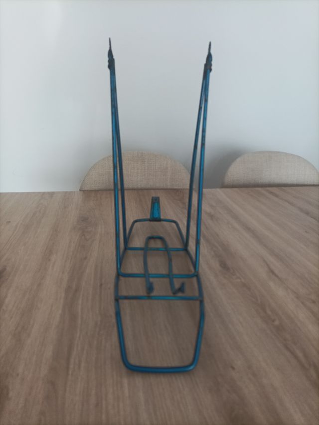 Portabultos bicicleta azul