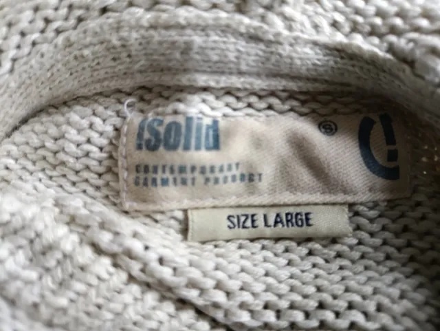 Sudadera Isolid Beige y Verde