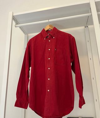 Camisa Tommy Hilfiger Roja Talla S